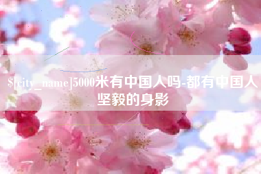 泸州5000米有中国人吗-都有中国人坚毅的身影