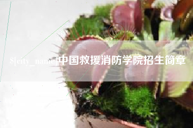 泸州中国救援消防学院招生简章