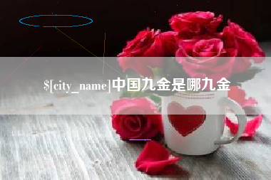 泸州中国九金是哪九金