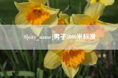 泸州男子5000米标准