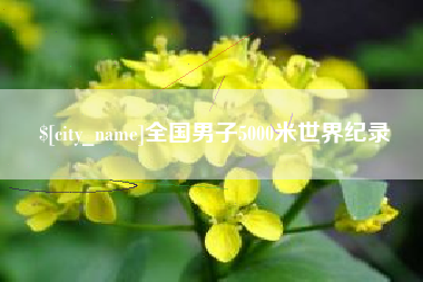 泸州全国男子5000米世界纪录