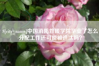 泸州中国消防救援学院毕业了怎么分配工作还可能被逃汰吗？