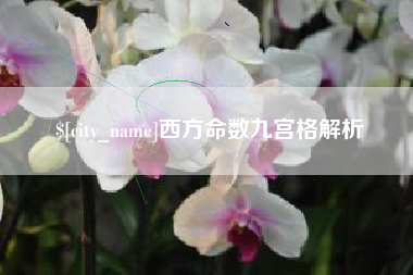 泸州西方命数九宫格解析