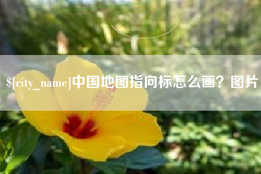 泸州中国地图指向标怎么画？图片