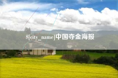 泸州中国夺金海报