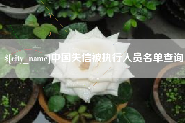 泸州中国失信被执行人员名单查询