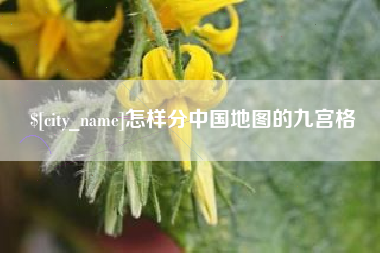 泸州怎样分中国地图的九宫格