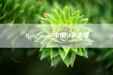 泸州中国19块金牌