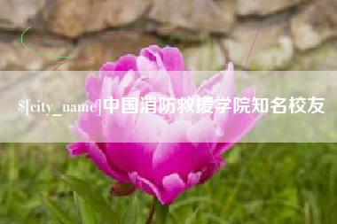 泸州中国消防救援学院知名校友