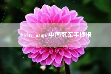泸州中国冠军手抄报