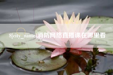 泸州消防网络直播课在哪里看