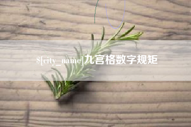 泸州九宫格数字规矩