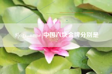 泸州中国六块金牌分别是