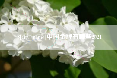 泸州中国金牌有哪些2021