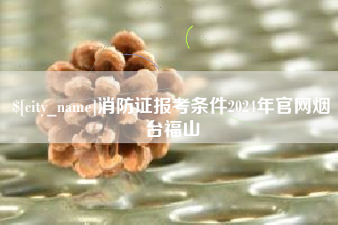 泸州消防证报考条件2024年官网烟台福山