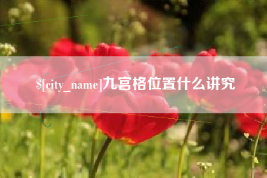 泸州九宫格位置什么讲究